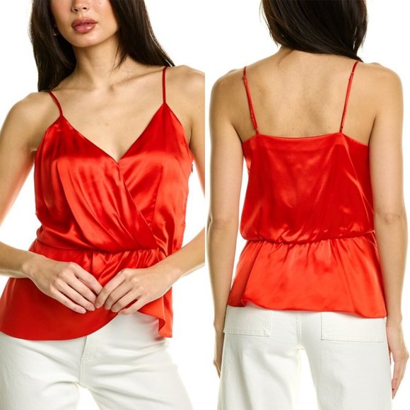 CINQ A SEPT Mirin Silk Top - Picture 3 of 3